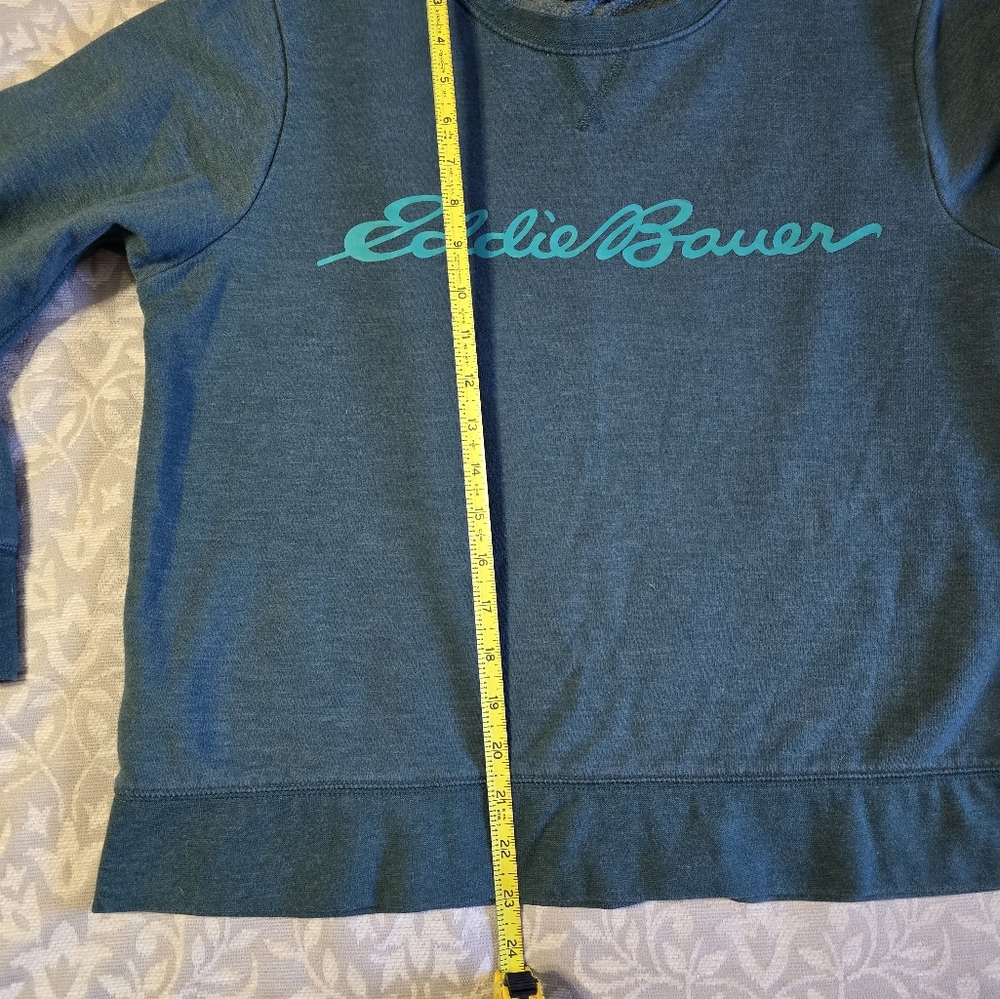 Eddie Bauer Women's Blue/Green Sweater - Picture 5 of 6